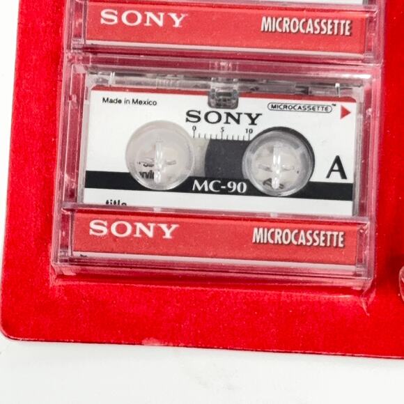 Sony Microcassette Lot MC-90 4-Pack (3 only) & MC-60 3-Pack New Vintage - Picture 5 of 9